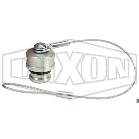 Dixon 3/8 in H-STYLE DUST PLUG, ALUM 270008-3 3VDP-A
